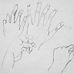 Hand Contour Drawing